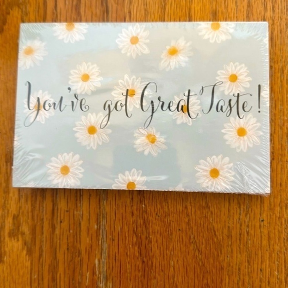 20 (4” x 6”) You’ve Got Great Taste Flat Thank You Cards BRAND NEW - Picture 1 of 1